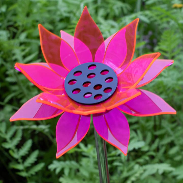 Girasole Rosa Neon | Decorazione floreale regalo per la vendita all'ingrosso da parte di The Colored Petal