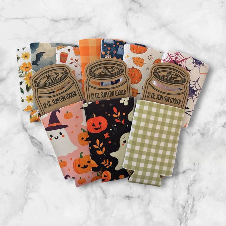 12 oz. Slim Can Cooler | Autunno e Halloween per la vendita all'ingrosso da parte di August Nine Home