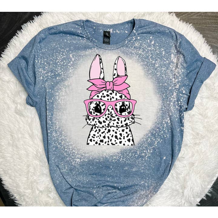 Bleached Bunny Shirt, Easter Shirt for wholesale by RVL Designs