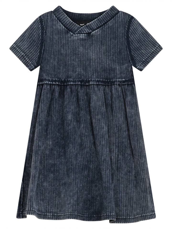 Distressed Ribbed Dress for wholesale by Hush.Shop