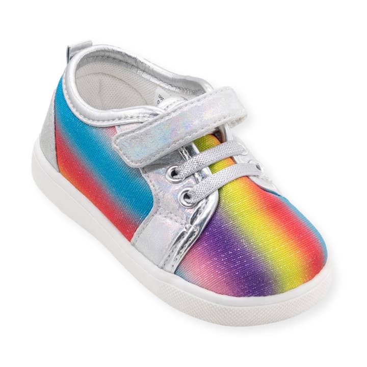 Rainbow Magic Tennis Shoe for wholesale by Wee Squeak Shoes