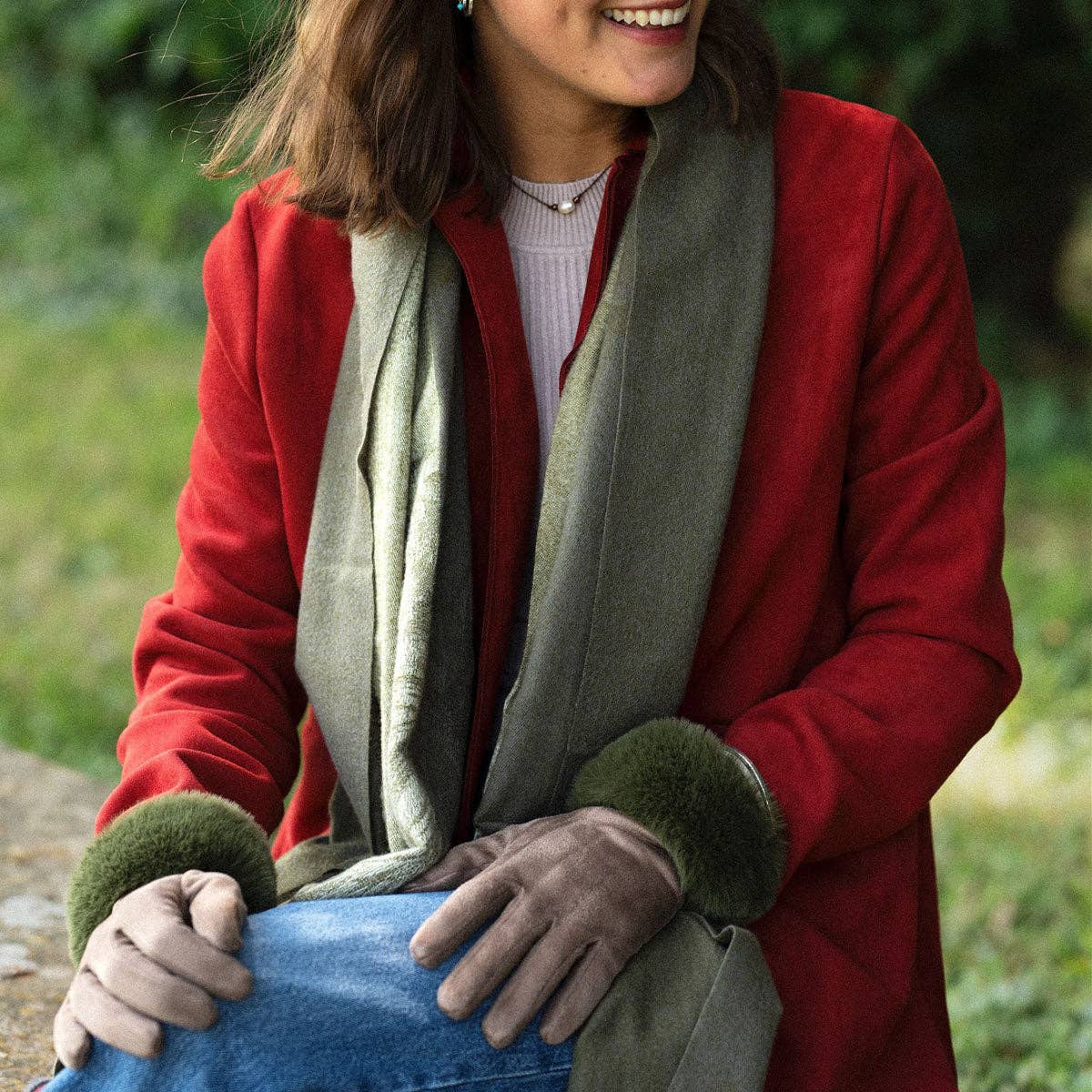 Forever England / Millie Mae – wholesale Gloves – Women's – Gloves with Faux Fur Edge22