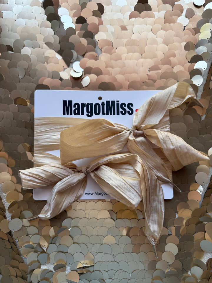 Sash Shoe laces - Cream for wholesale by MargotMiss