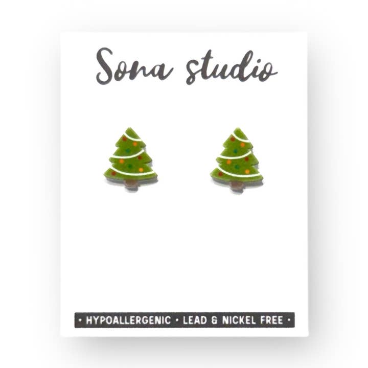 Julgran örhängen för wholesale av Sona Studio
