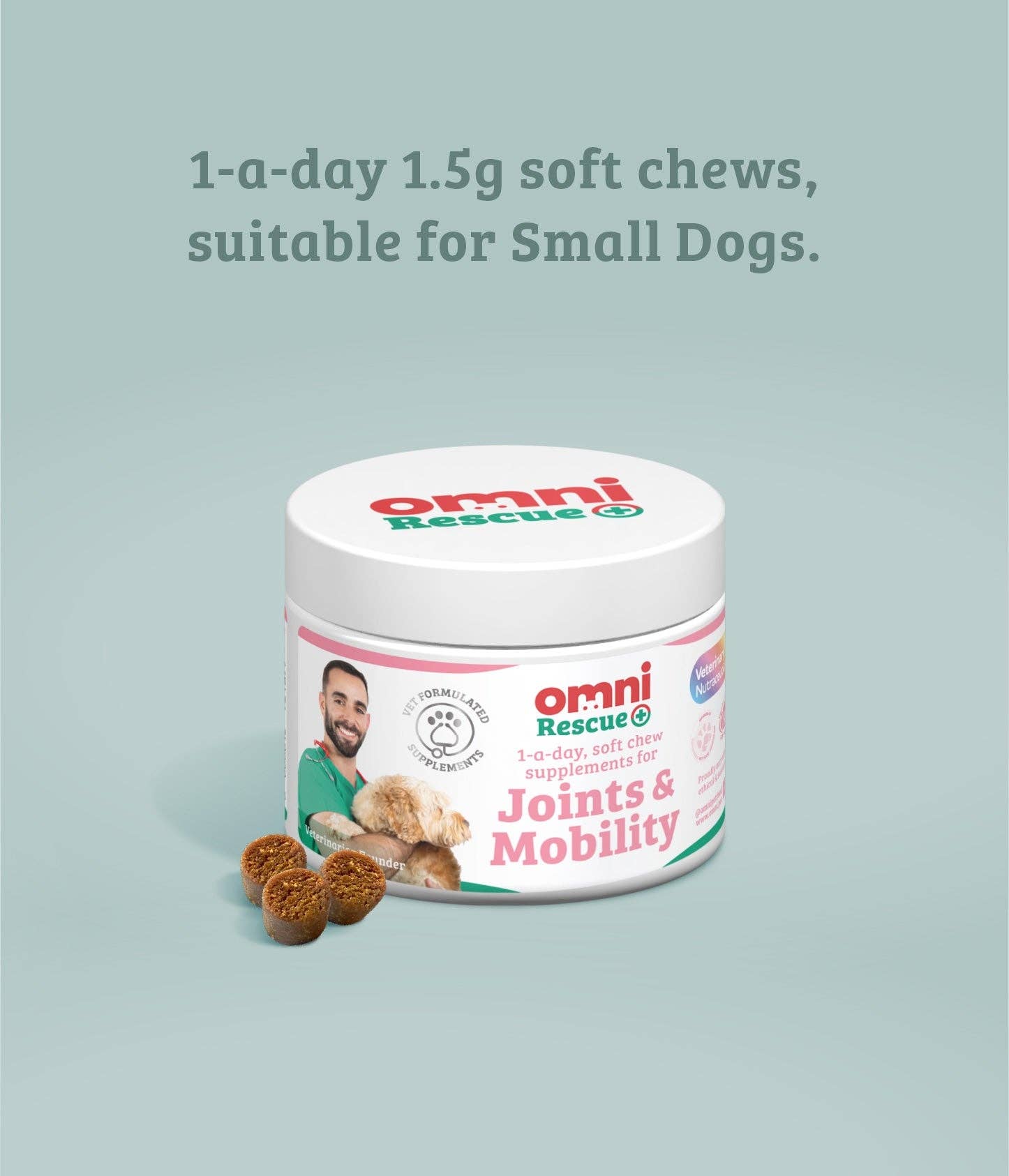 Omni – wholesale Pet supplement – Dog – Omni Rescue - ‘Joints & Mobility’ supplement11