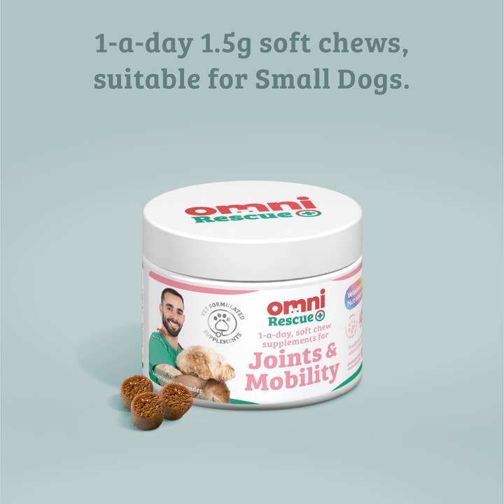 Omni – wholesale Pet supplement – Dog – Omni Rescue - ‘Joints & Mobility’ supplement11