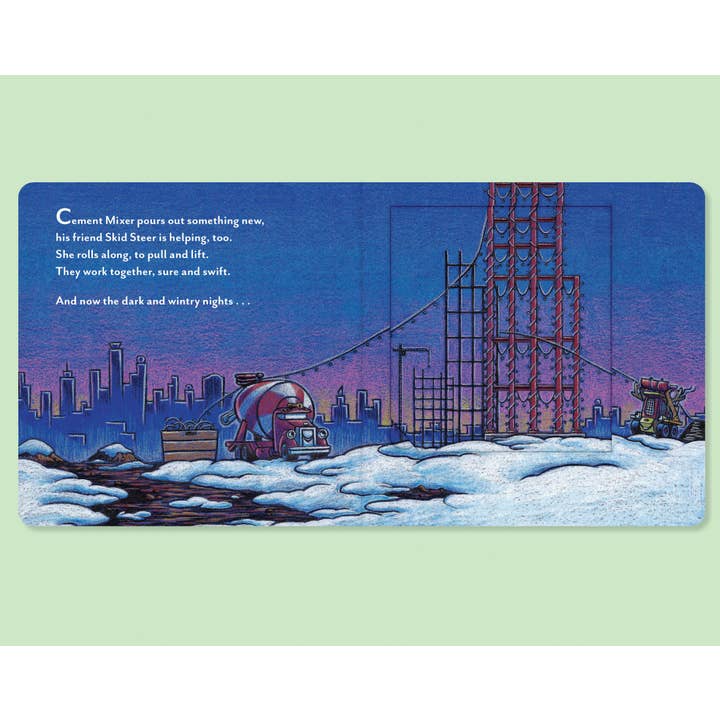 Chronicle Books - Wholesale Preschool Book (3-5) - Construction Site: Merry and Bright6