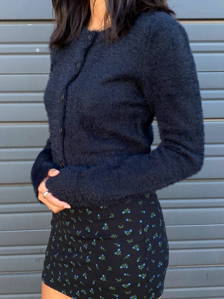 Knit Button Cardigan for wholesale by Nectar Clothing