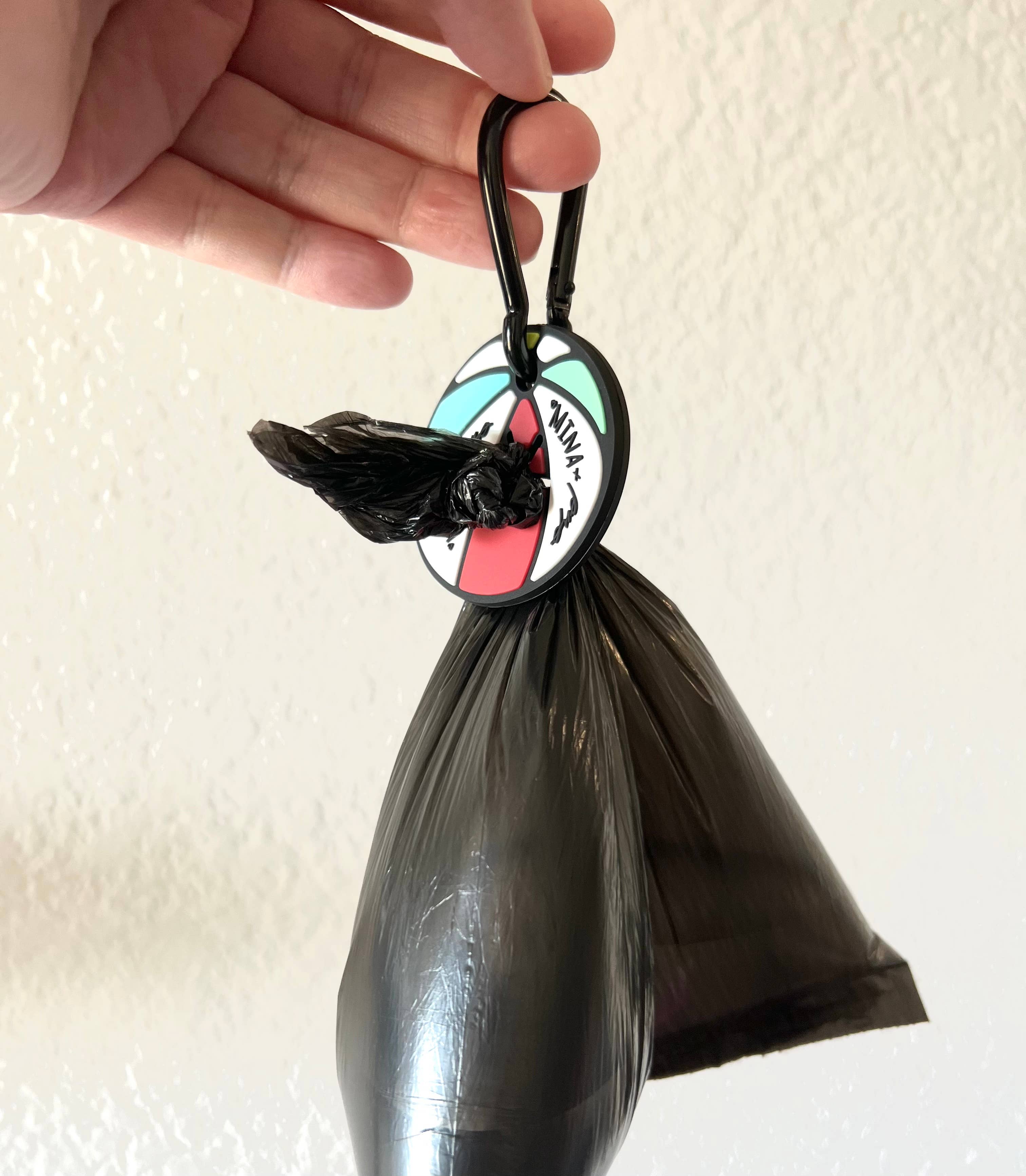 Mina + Pup - Wholesale Pet Poop Bag Dispenser - BEACH BALL DOUBLE THICKNESS AND DOUBLE SIDED POOP BUDDY3