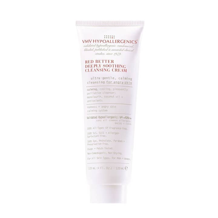 Crème nettoyante profondément apaisante Red Better 120 ml. 4 fl.oz. pour la vente par VMV Hypoallergenics