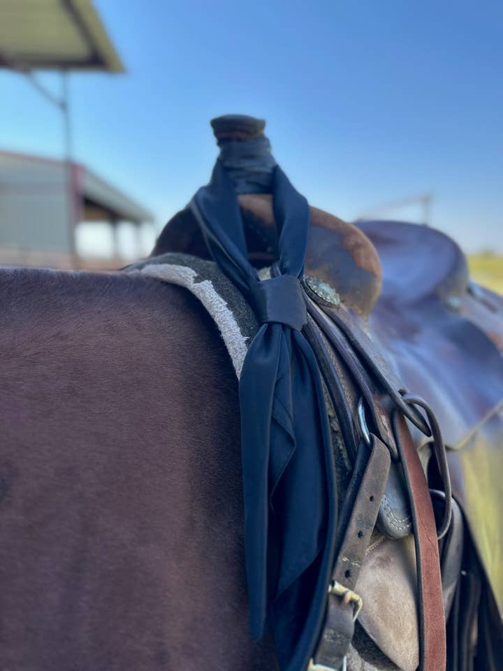 #1000- Solid Black Wild Rag for wholesale by Z Bars Jewelry