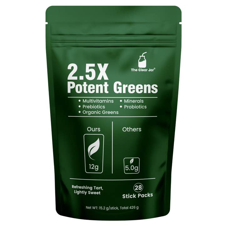 2.5X Potent Greens – Super Greens for Gut Health & Detox for wholesale by Layer Origin