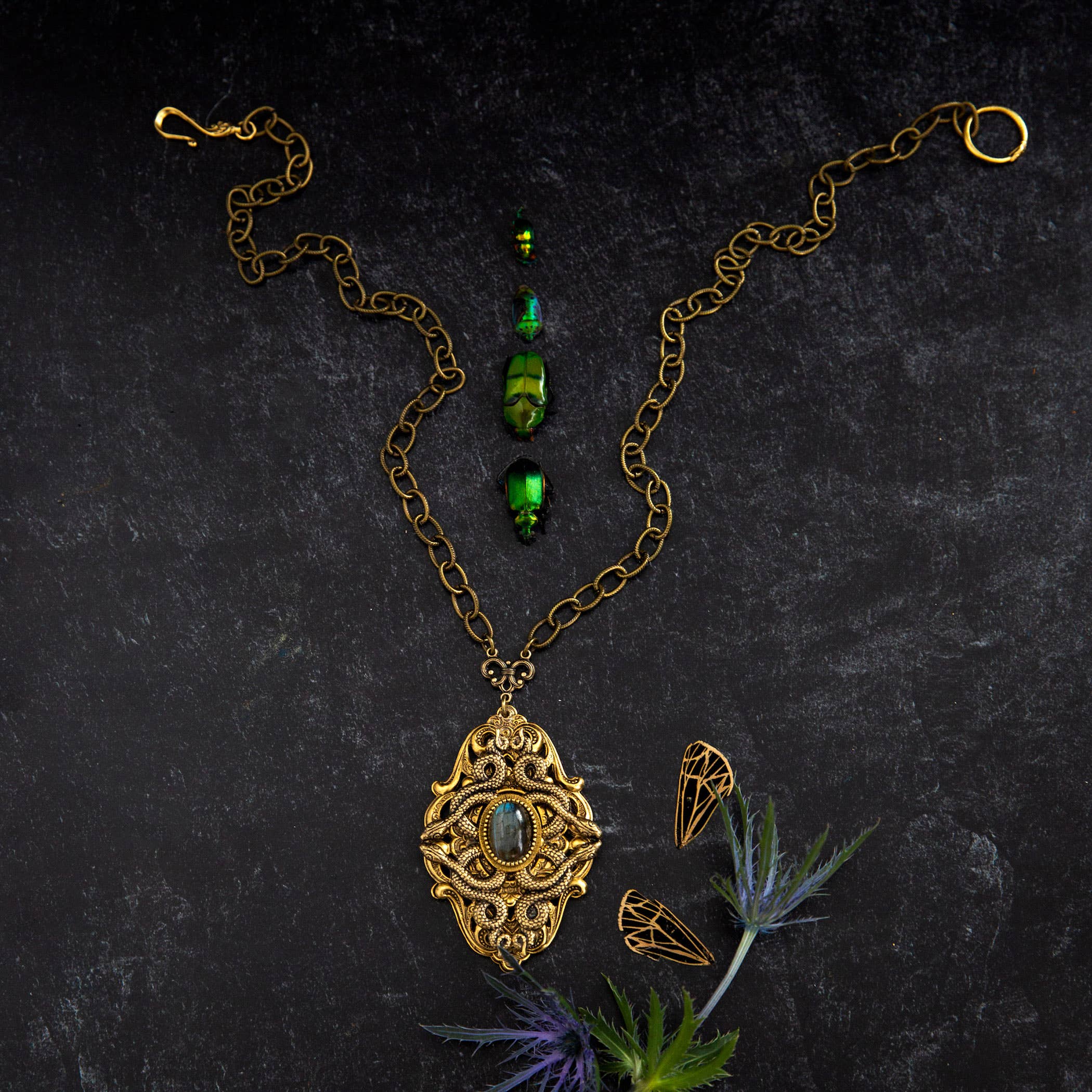 Trollbinde - Wholesale Pendant/Charm Necklace - Midgard Serpent Jörmungandr Amulet1