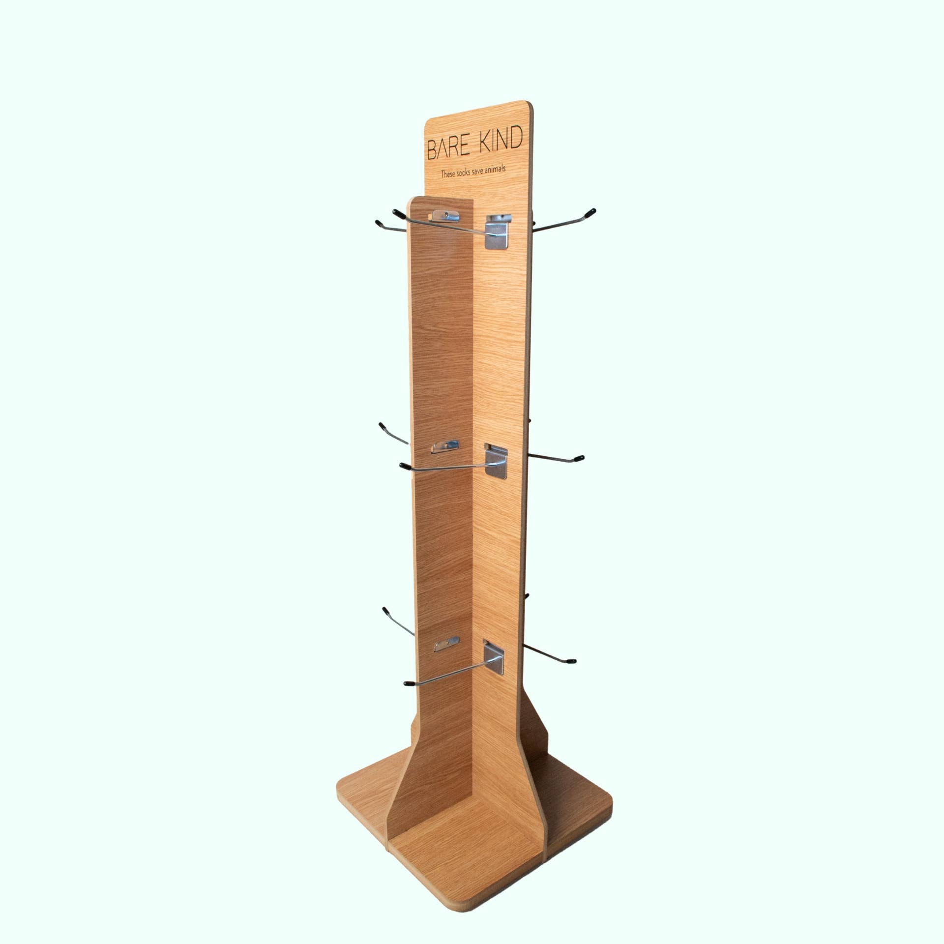 Bare Kind Socks – wholesale Retailer display – Apparel – Spinning Counter Display Stand | POS | Point of Sale6