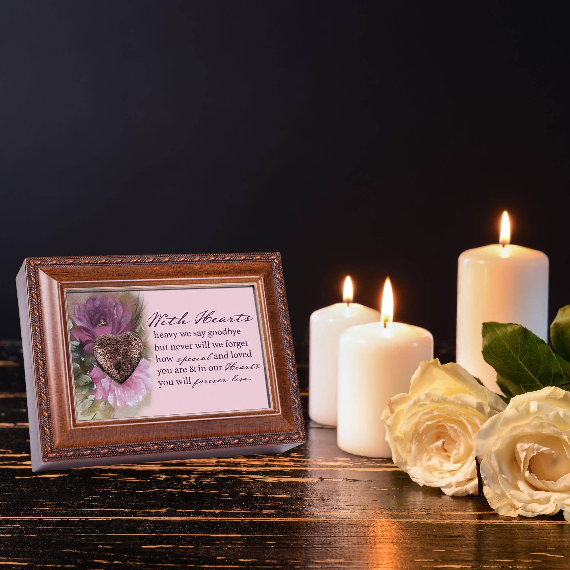 Cottage Garden - Wholesale Music Box - Kids & Baby - With Hearts Heavy Locket Bereavement Music Box1