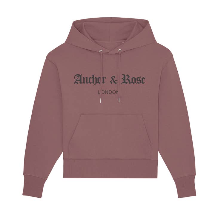 Motif 22 - Felpa con cappuccio oversize Coffee Slammer per la vendita all'ingrosso da parte di Anchor and Rose Apparel