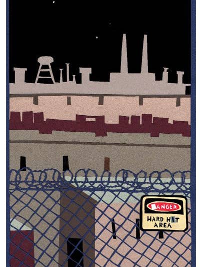 Anger, Hard Hit Area (Poster) for wholesale by Ricardo Levins Morales Art Studio