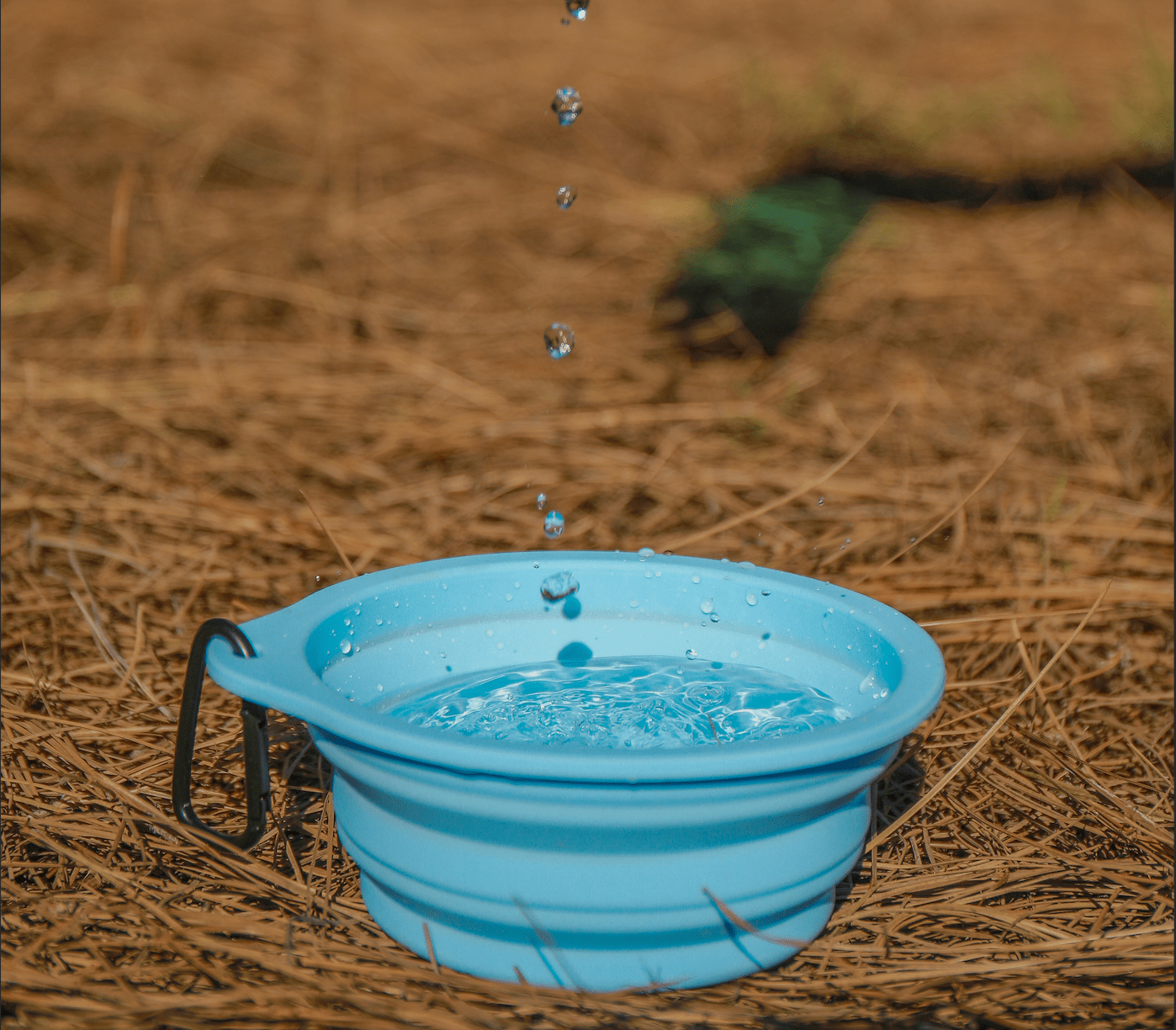 Besties Pets - Wholesale Pet Bowl - Cat/Dog - Sky Blue Silicone Travel Bowl1