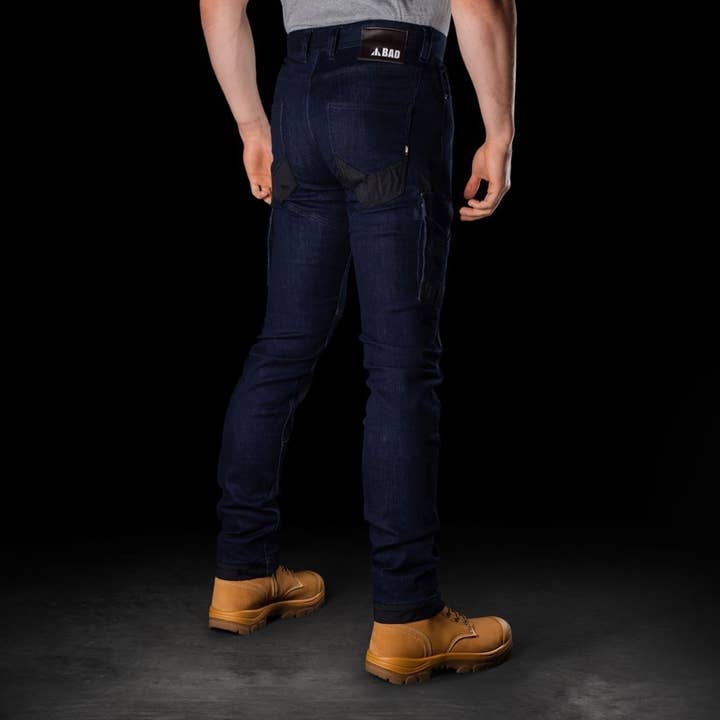 BAD WORKWEAR – wholesale Jeans - Herr – BAD ATTITUDE™ ARBETSJEANS I DENIM MED SMAL PASSFORM