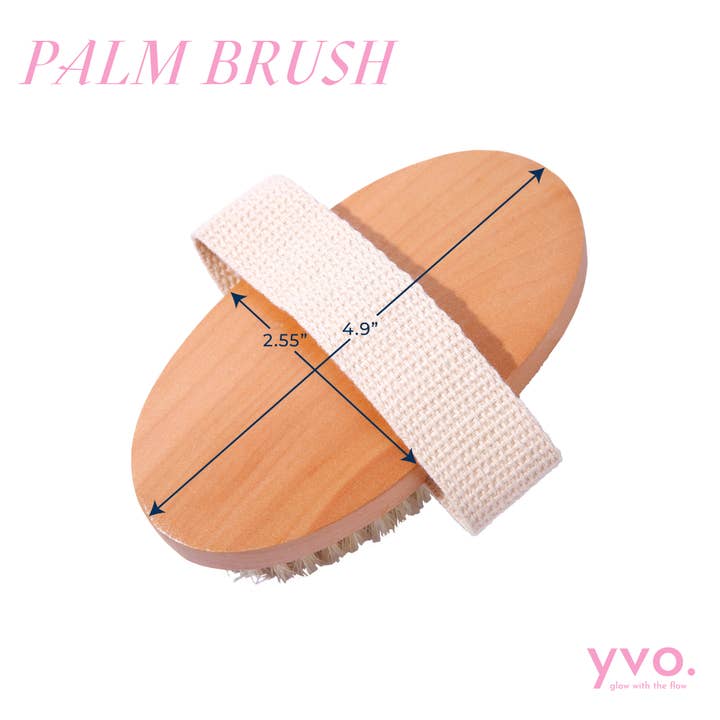 Yvo Beauty - Wholesale Body Brush - Palm Dry Brush