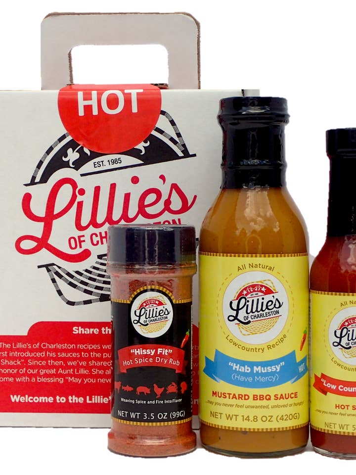 Lillie a 3 carats. Coffret cadeau de variété chaude pour la vente par Lillie's of Charleston