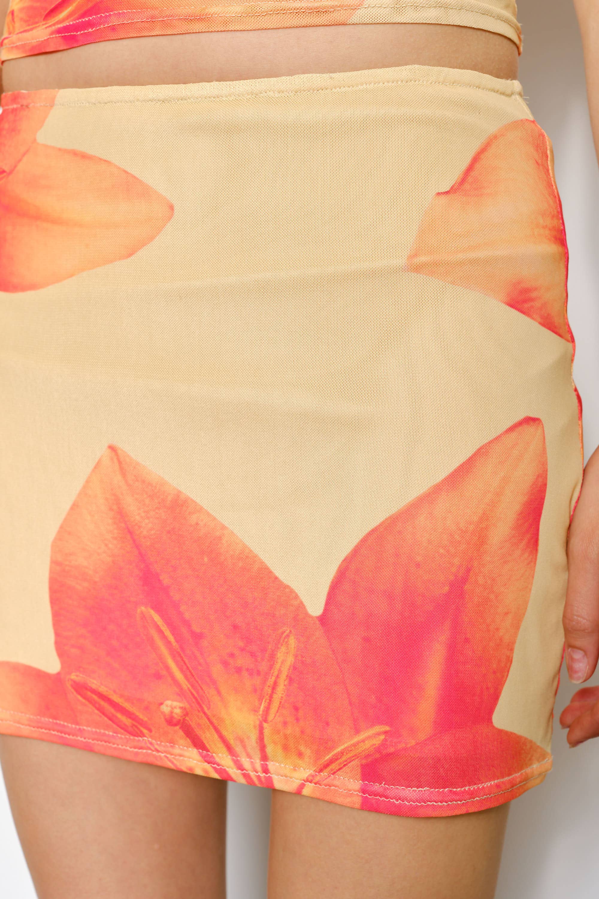 Pretty Garbage - Wholesale Skirt - Women's - EVELYN EXCLUSIVE FLORAL PRINT SKIRT9