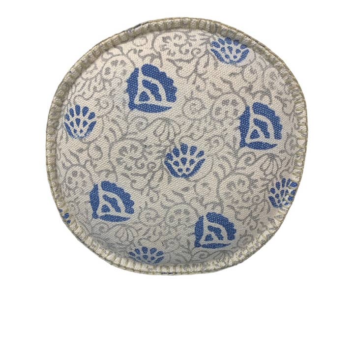 Asia West – wholesale Sittpuff – Rund puff/ottoman/pall-bomullsduk0