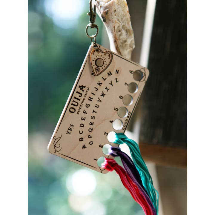 Sunrise Grove - Wholesale Embroidery/Cross Stitch Supplies - Ouija Board Maple Wood Embroidery Floss Storage Holder