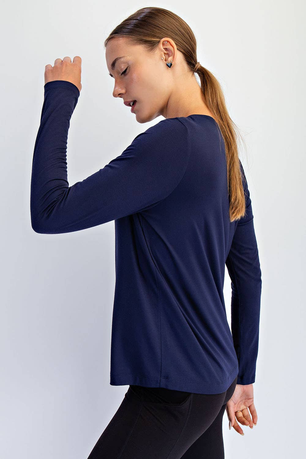 Rae Mode - Wholesale Lounge Top - Women's - VISCOSE MODAL LONG SLEEVE TOP30