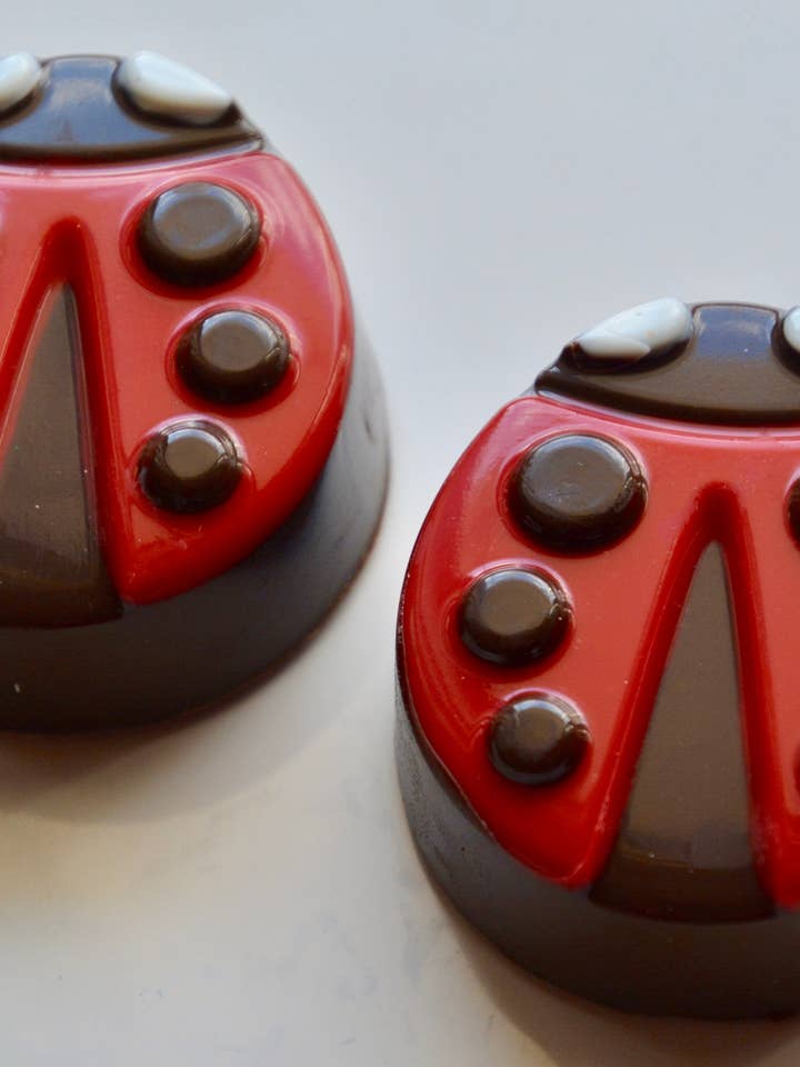 Lady Bug Chocolate Covered Oreos for wholesale by Chocolates Unlimited by Denise