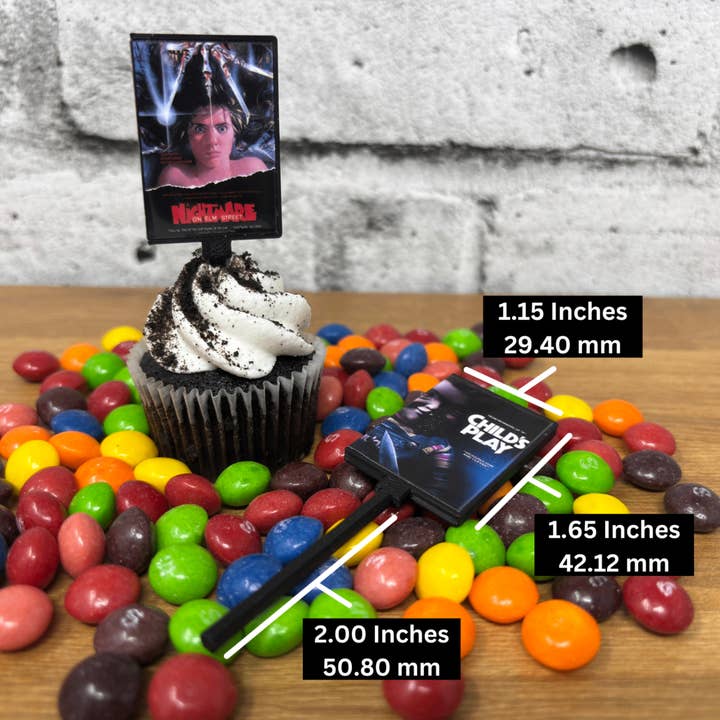 BitsyLabs - Wholesale Cake/cupcake topper - Horror Movies #-C Toppers (Small)8