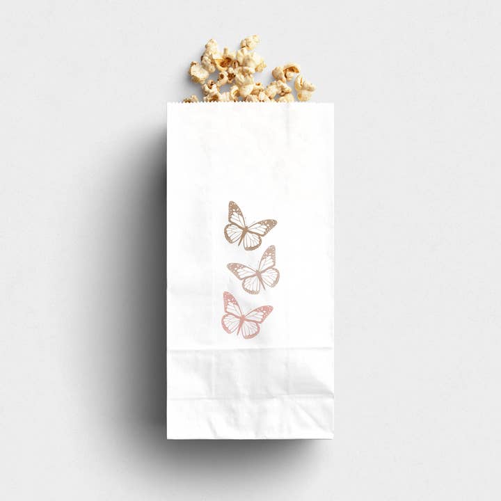 Butterfly Trio Printed Paper Bag for wholesale by Altoonastore