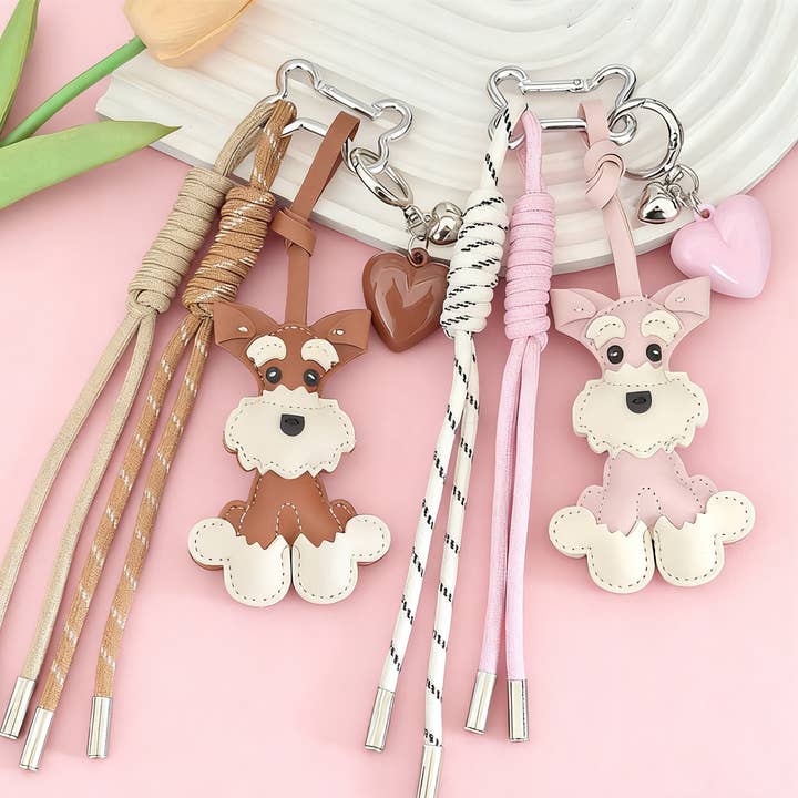 HAND-STITCHED LEATHER KEYCHAIN_CWMM10332 for wholesale by DOUBLJU