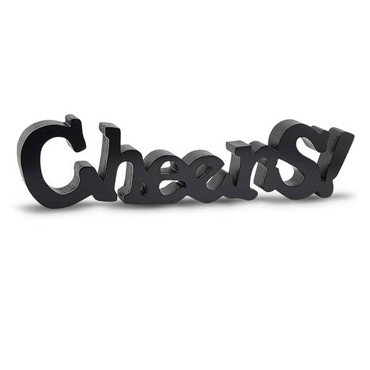 ¡Salud! Señal de recorte de madera #75 -318 para venta al por mayor de IWA Wine Accessories