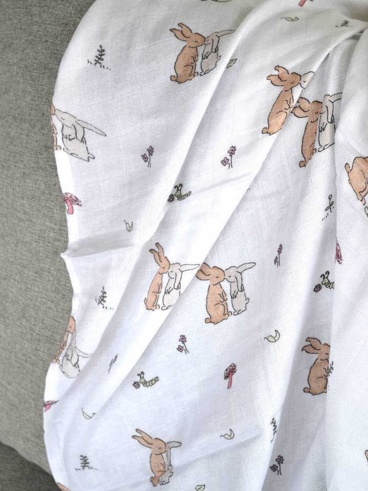 Bunny Swaddle for wholesale by Walderwinks