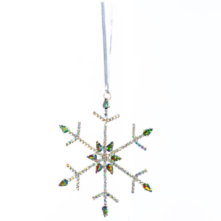 Snowflake Orn Crystal Orn Md for wholesale by Oak Street Wholesale