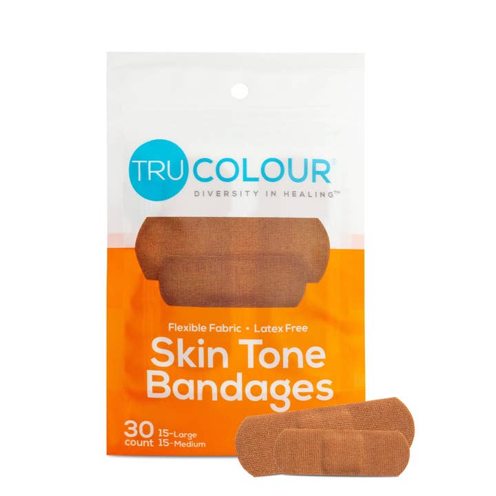 TruColour Skin Tone Bandages: Brown-Dark Brown (Orange Bag) for wholesale by TruColour