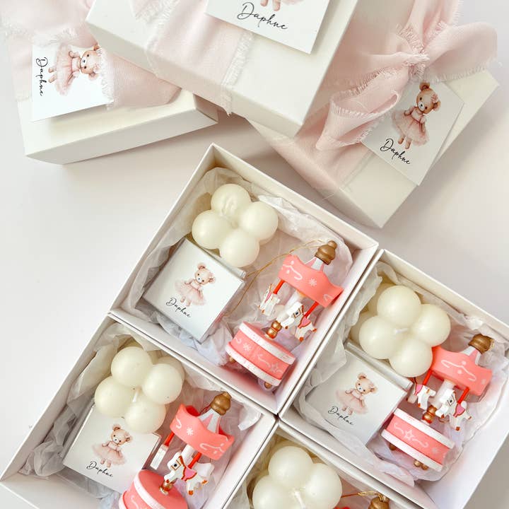 Uniq Favors - Wholesale Party Favor - Carousel Concept Favors Box, Carnival Theme Baby Shower Gift8