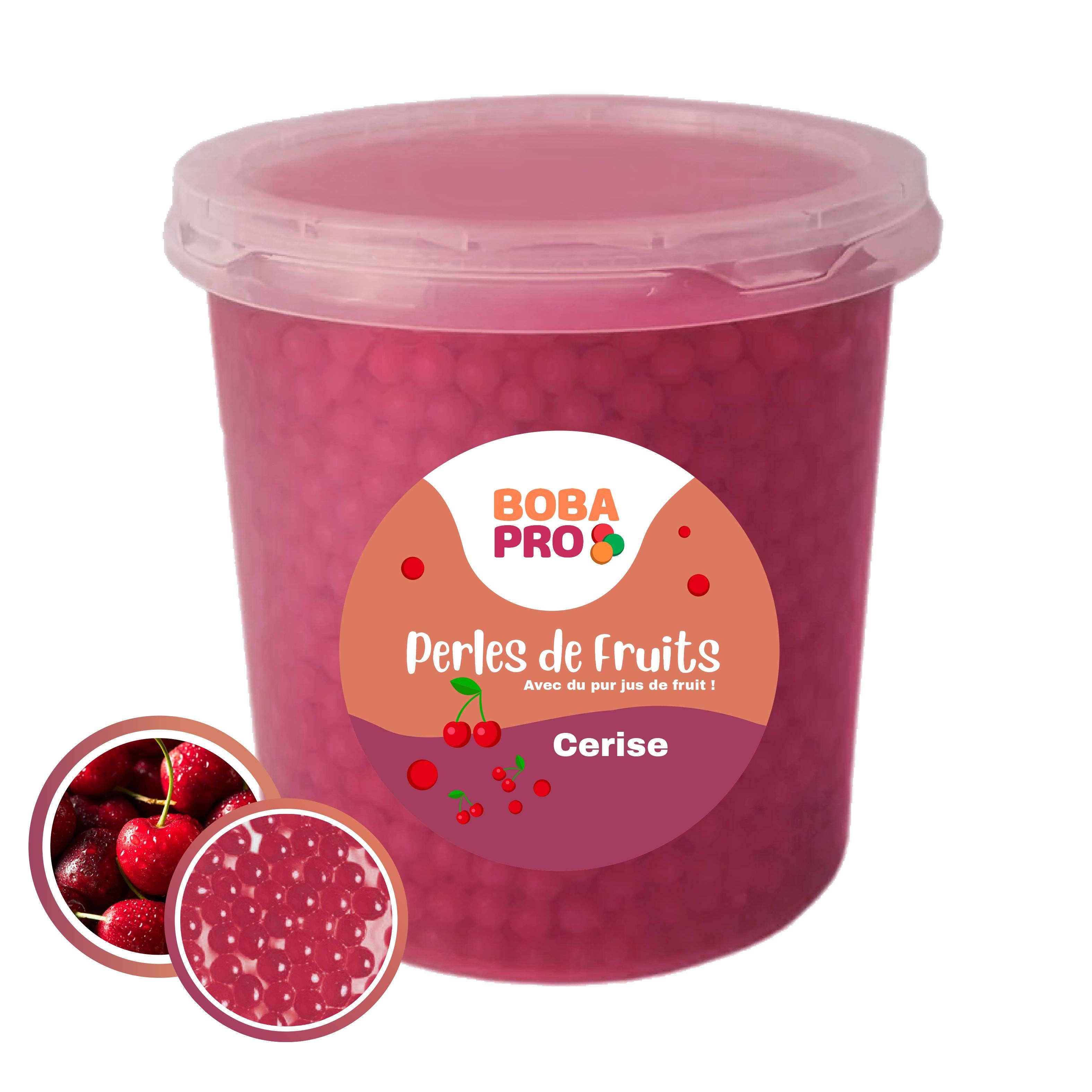 Bobapro - Wholesale Cocktail Mix/Syrup - Fruit beads for BUBBLE TEA - Popping Boba - 4 x 3,2kg12