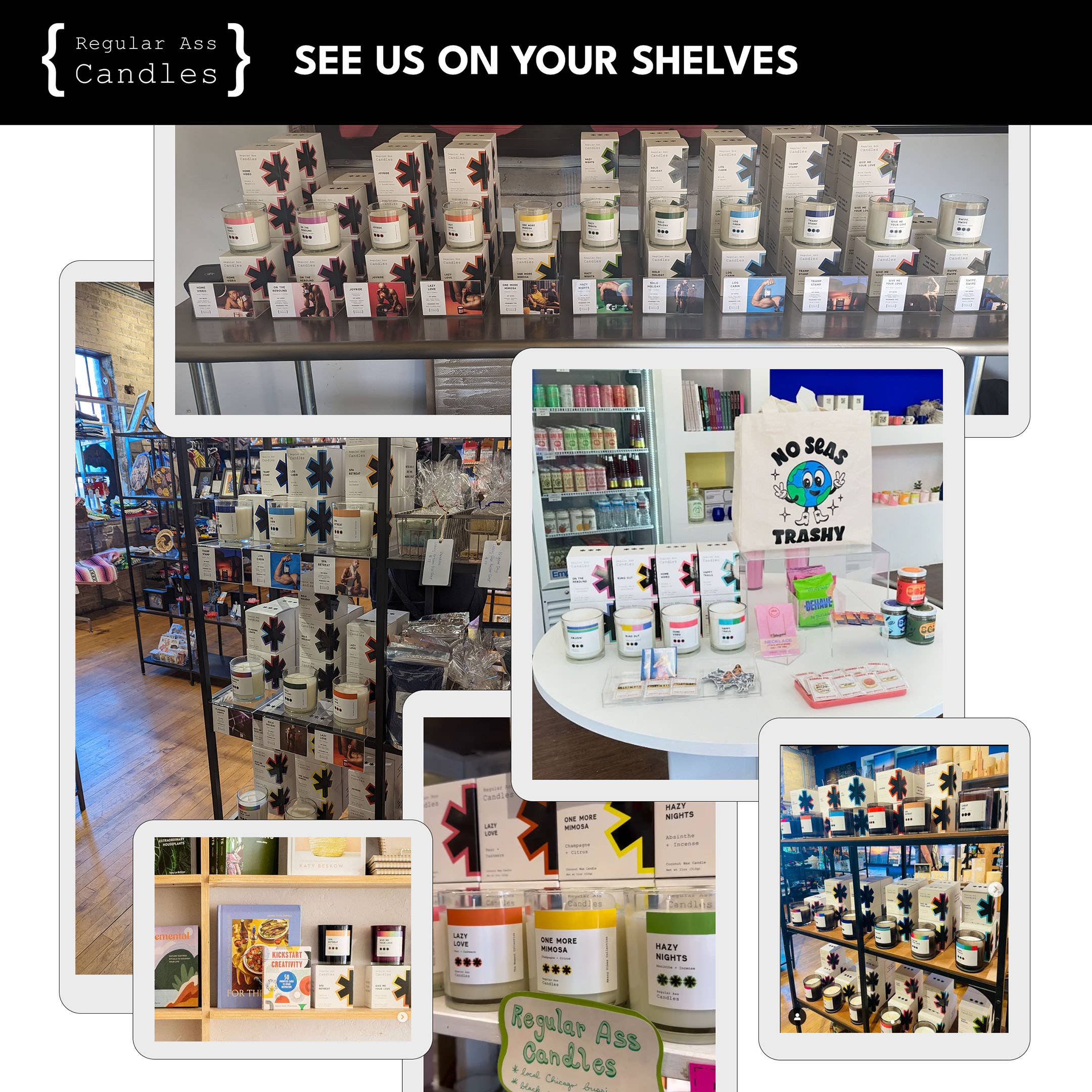 Regular Ass Candles - Wholesale Novelty Candle - The Six Pack: Try 6 Full-Size Samples of Bestsellers1