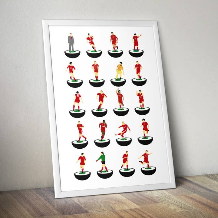 Liverpool FC Legends Print A3 for wholesale by HomelessGhostPrints LTD