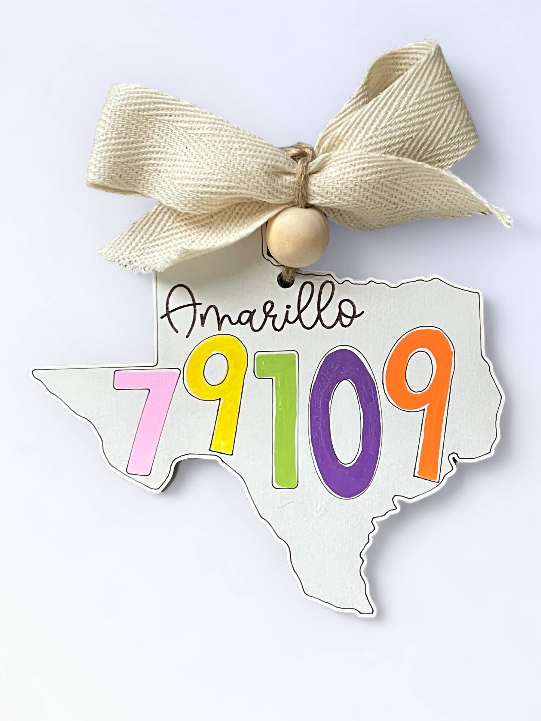 Geaux Magnolia - Venta al por mayor Adornos - Ornamento estatal con nombre de ciudad, código postal Merry Christmas City2