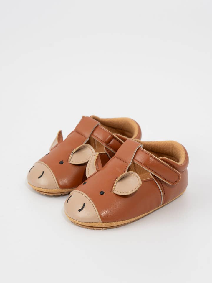 Velcro Cow Baby Shoe for wholesale by Marie Nicole Clothing