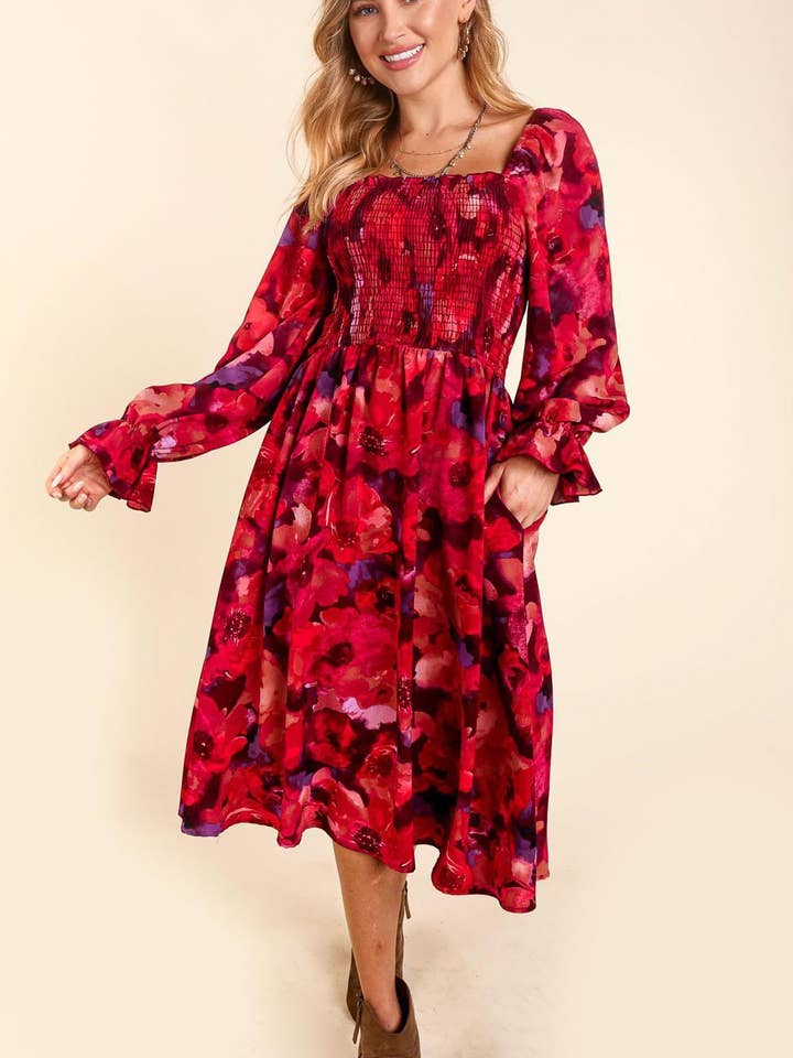 SMOKJURK MET WIJDE PASVORM EN ZIJZAKKEN voor wholesale door Promenade