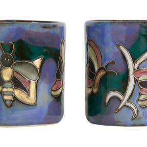 Galleyware - Wholesale Coffee Mug - Mara Stoneware Butterflies Mug
