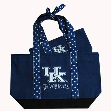 clear with long handles for Kentucky Wildcats Fans. Desden Open Top Stadium Tote 