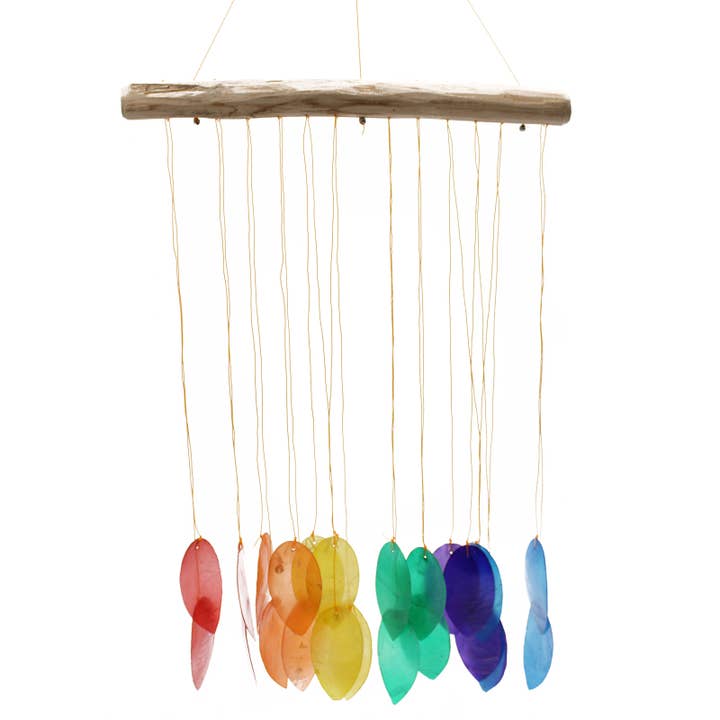 Carillon en bois - Grande lame arc-en-ciel pour la vente par AW Artisan