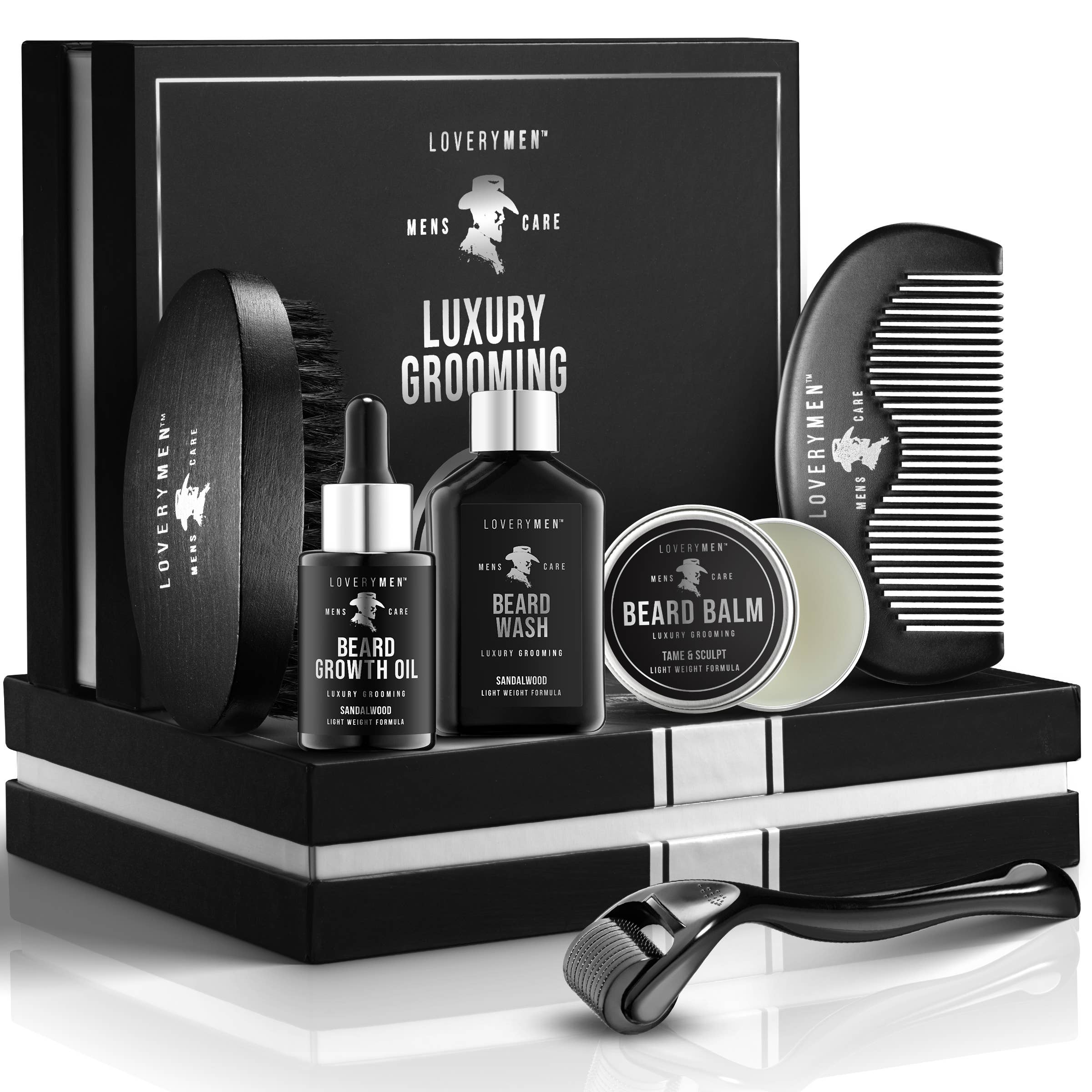 Lovery - Wholesale Beard Conditioner - LOVERYMEN Premium Beard Growth Kit – Complete Grooming Gift1
