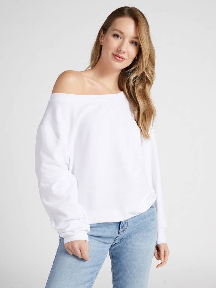Seventy Eight and Sunny (SEAS) - Wholesale Sweatshirt - Women's - Brooksville One Shoulder Sweatshirt65
