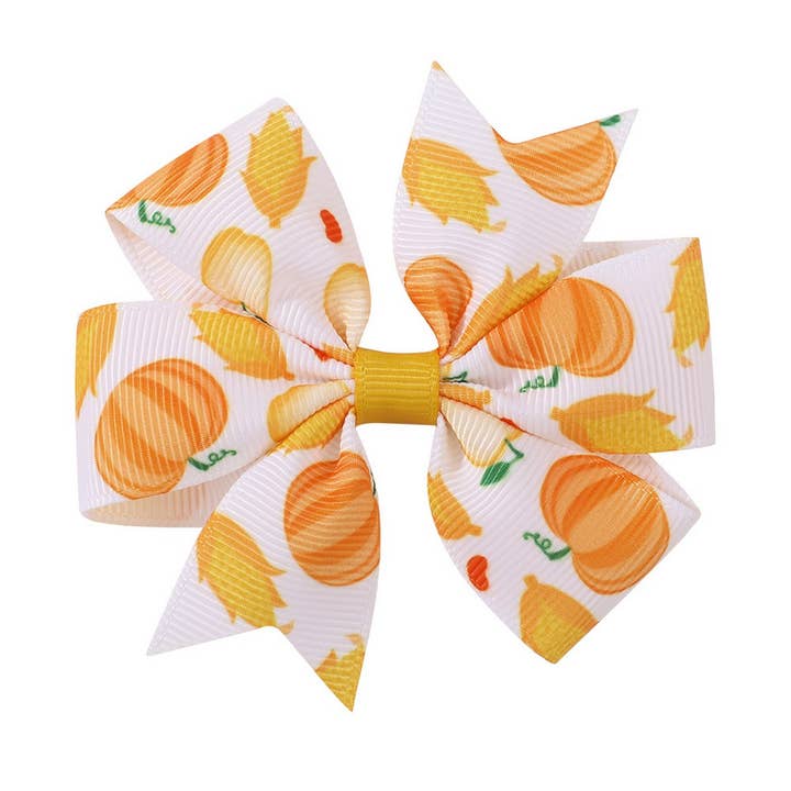 ACCITY - Wholesale Hair Clip - Kids - Thanksgiving Turkey Pumpkin Tail Hair Clip_CWAHA668114